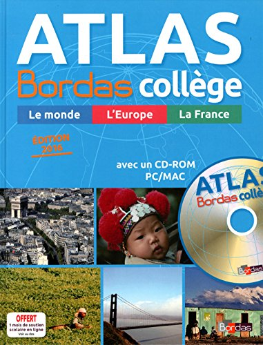 Atlas Bordas collège édition 2016