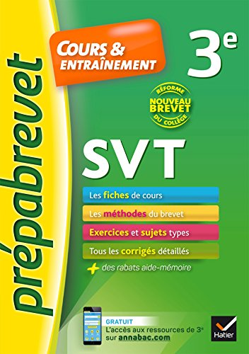 SVT 3e Nouveau brevet