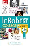 Le Robert collège 6e-3e. 11/15 ans. Nouvelle édition réforme du collège