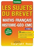 Les sujets du brevet maths francais histoire geo emc