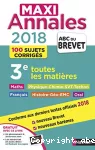 Maxi annales brevet 2018