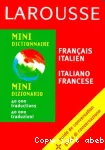 Mini Dictionnaire Français - italien/ Italiano - francese