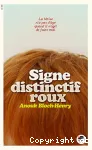 Signe distinctif, roux